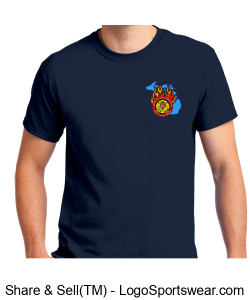 Michigan MABAS T-Shirt (Men's) Design Zoom